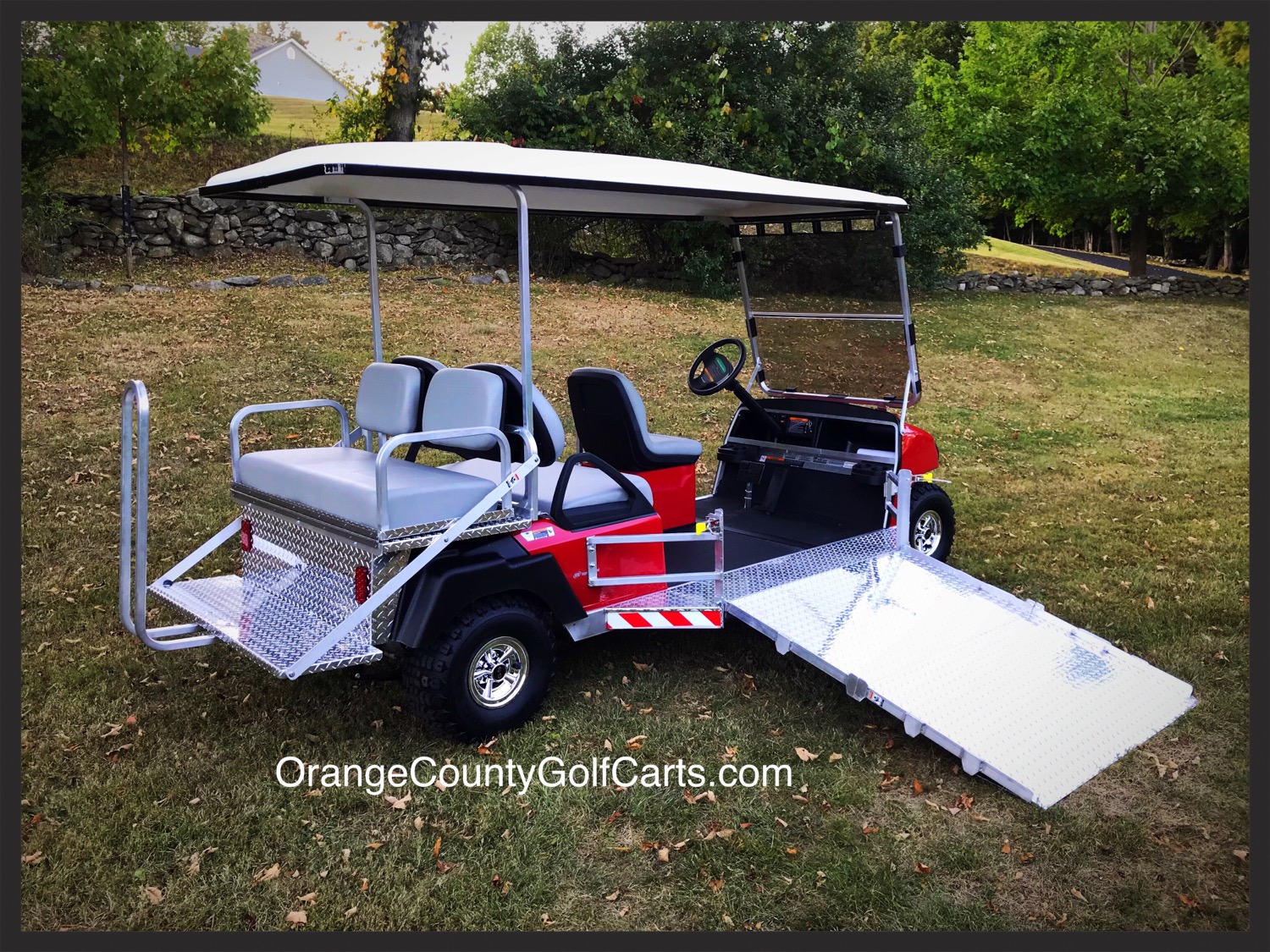 Brute EMS ADA security golf cart build